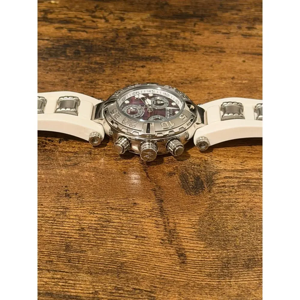 Invicta Reserve Subaqua Noma I 23990 Purple Abalone Swiss Chronograph 47mm
